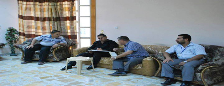 معاون مدير عام دائرة الصحة العامة يزور مشروع ماء الحسين في كربلاء