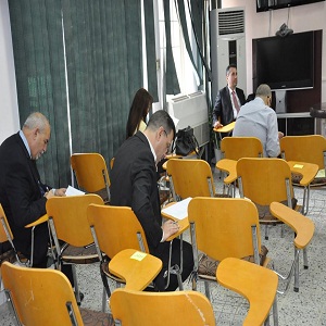 الصحة العامة تجري اختبار لمدراء اقسام الصحة العامة في دوائر صحة بغداد و المحافظات 