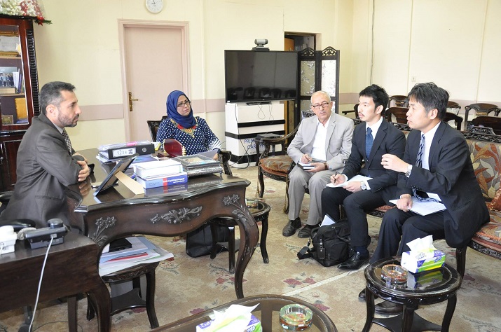 مدير عام دائرة الصحة العامة يلتقي بممثلين من السفارة الكورية و اليابانية 
