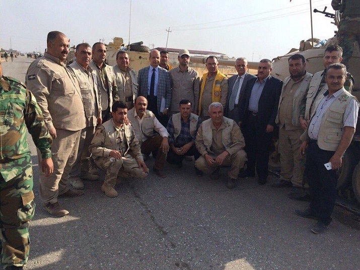 الوفد الوزاري مستمر بالزيارة الميدانية لمحاور عمليات تحرير نينوى 