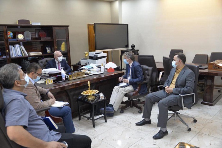السيد مدير عام دائرة الصحة العامة يستقبل ممثلين عن منظمة اليونسيف في العراق لبحث افاق التعاون المشترك بين الجانبين